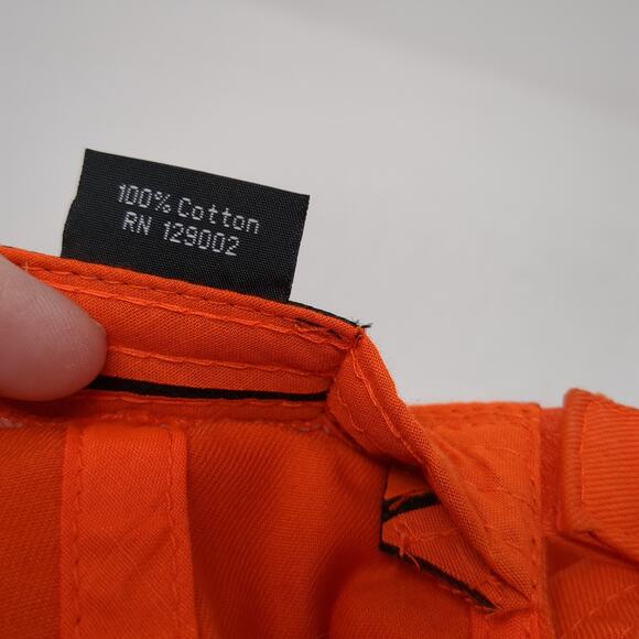 Lazy Bear Ranch Weiser, ID Strapback Baseball Cap Orange One Size 6 Panel Otto - Picture 10 of 10